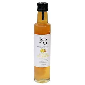 Sirop artisanal Citron Gingembre Kallisiro 25 cl