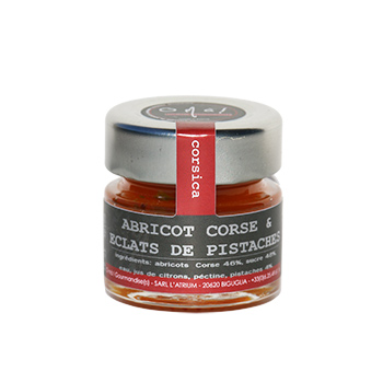 Confiture Abricot pistache O mà!  Mini pot 40 g