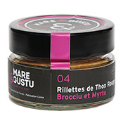 RILLETTES DE THON ROUGE DE LIGNE, Brocciu et Myrte Mare&Gustu