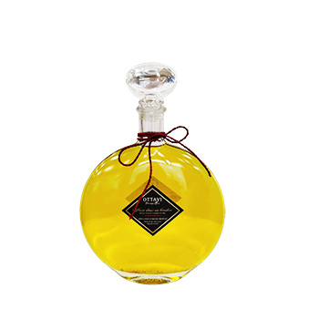 Huile d'olive vierge extra Effluve dans un boudoir Ottavi paillettes d'or 20 cl